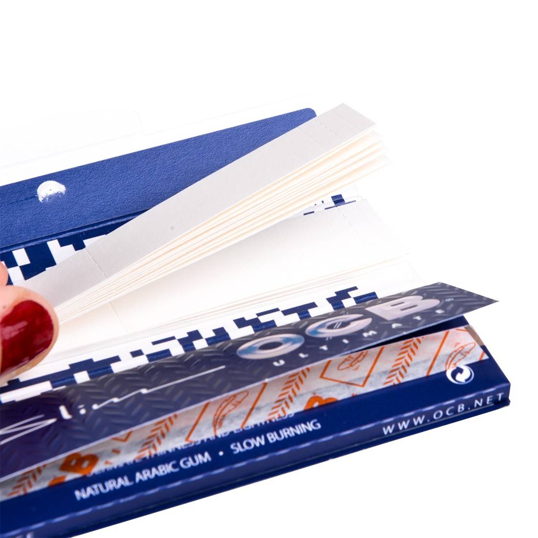 FEUILLES OCB KING SIZE SLIM ULTIMATE BLANCHES + TIPS