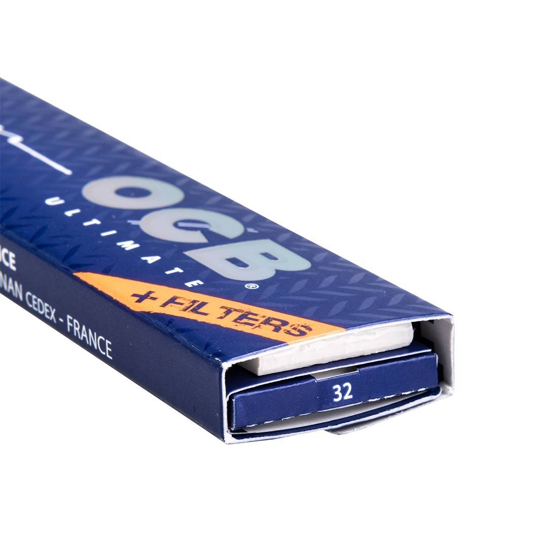 FEUILLES OCB KING SIZE SLIM ULTIMATE BLANCHES + TIPS