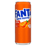 Fanta orange sans sucres 33cl