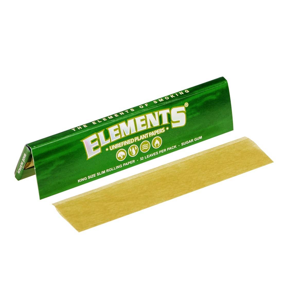 PAPIER A ROULER ELEMENTS GREEN KING SIZE