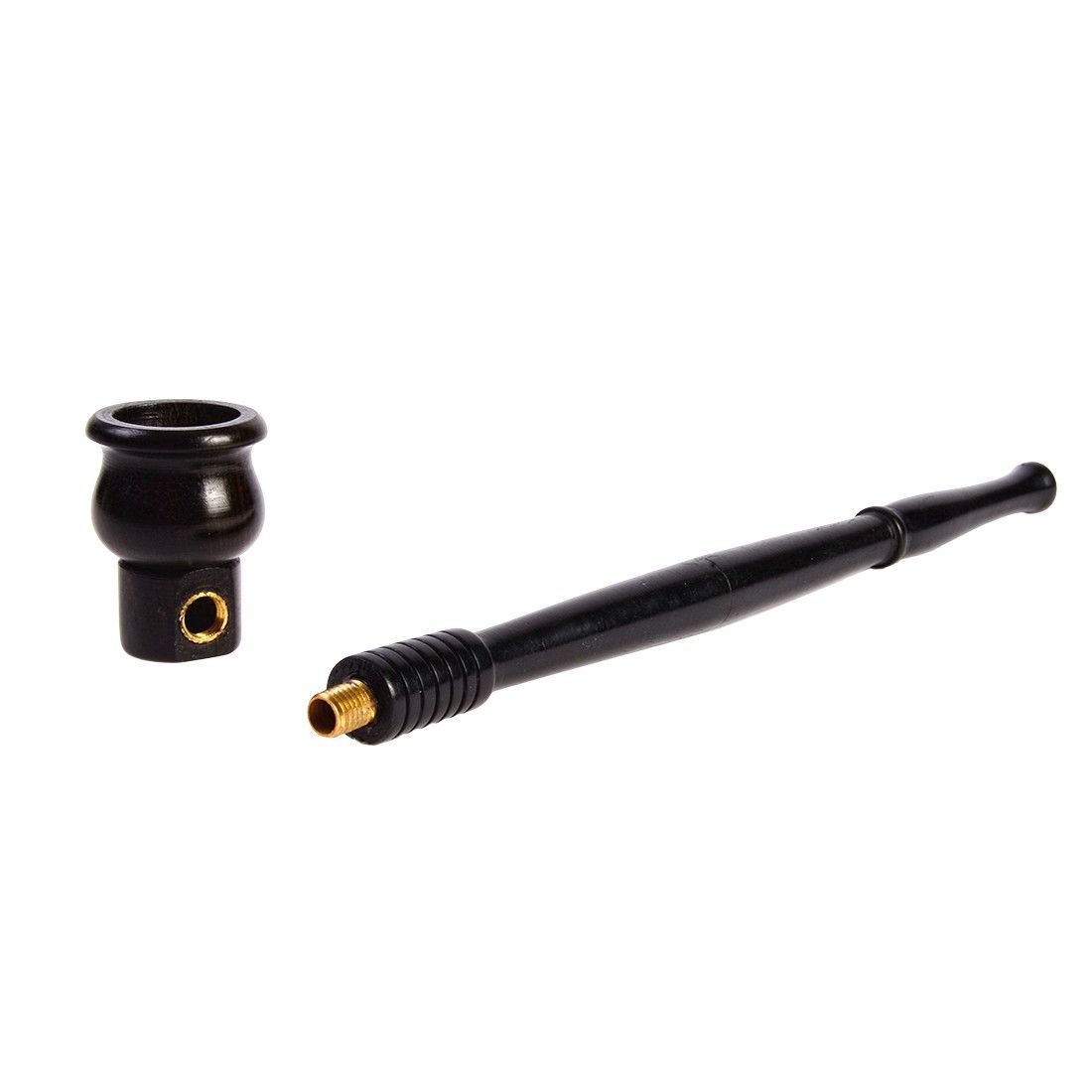Pipe en Ébène – Black Leaf 22 cm