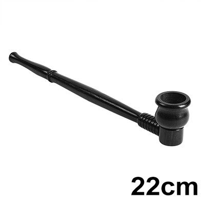 Pipe en Ébène – Black Leaf 22 cm