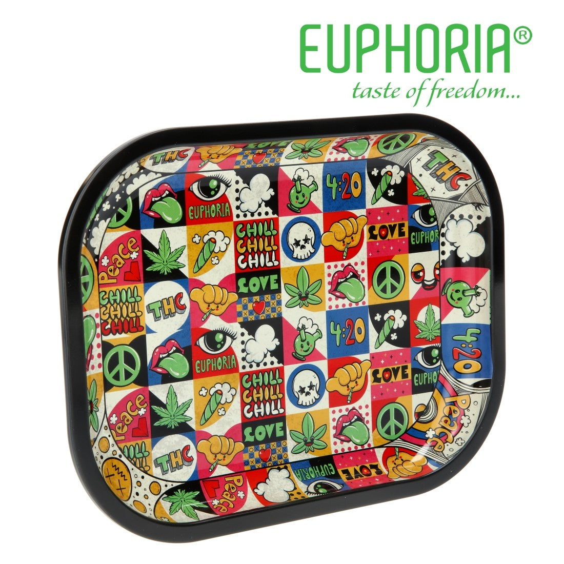 Plateau à Rouler Métal Euphoria Groovy (SMALL)