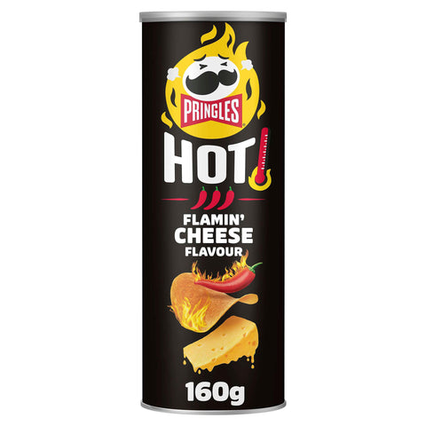PRINGLES HOT Flamin' Cheese Flavour