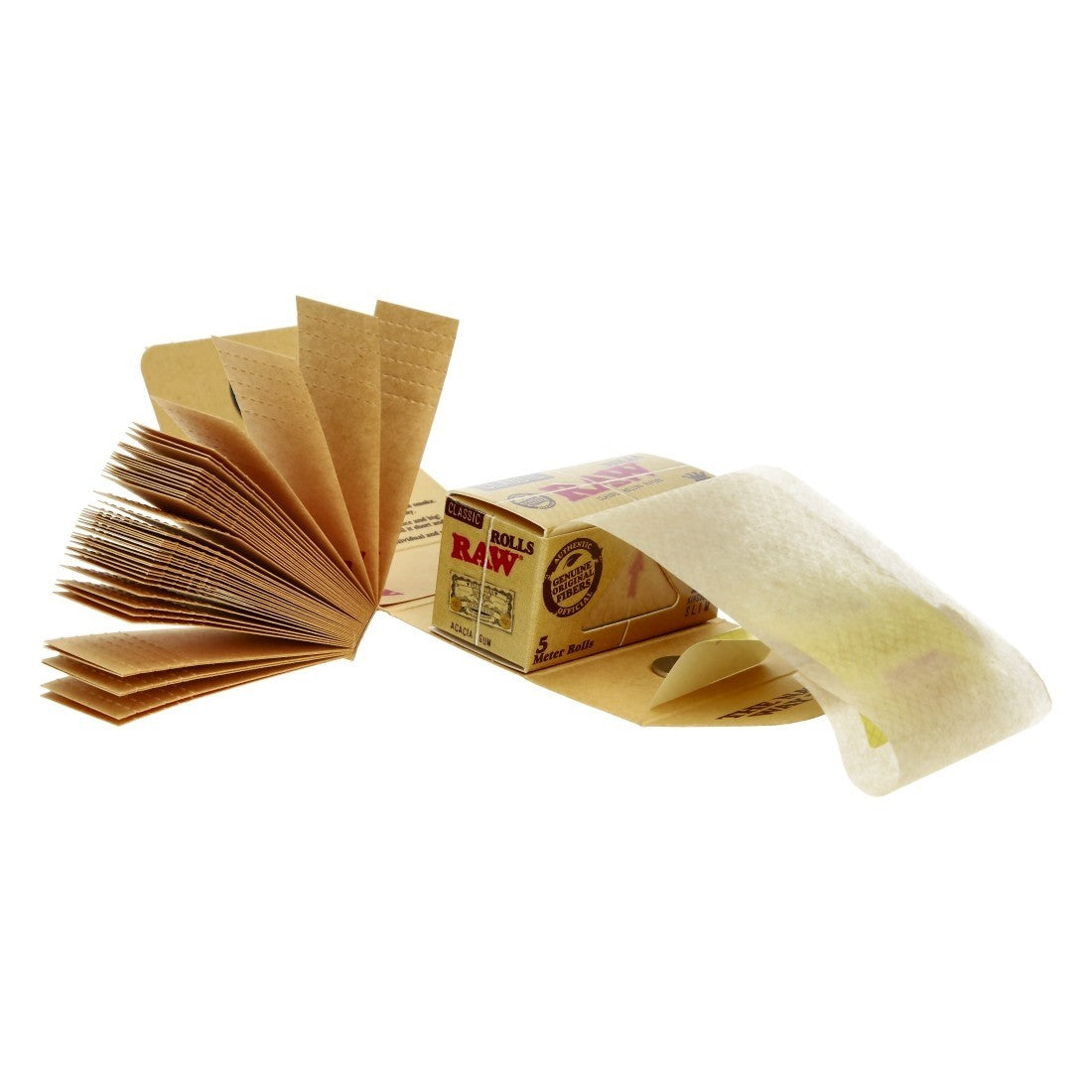RAW CONNOISSEUR ROLLS 5M + TIPS