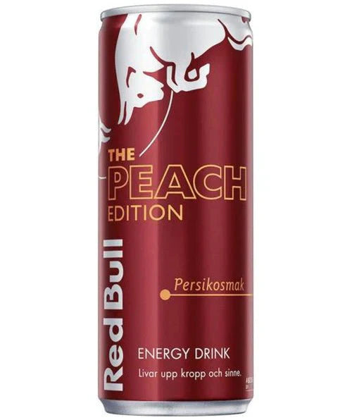 RED BULL ENERGY DRINK PEACH EDITION 250ML