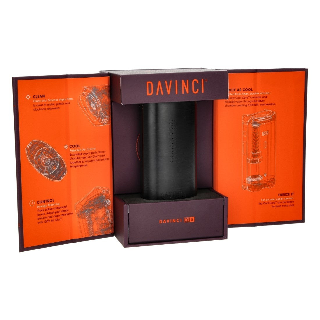 VAPORISATEUR DAVINCI IQ3 Hèrbes et résines