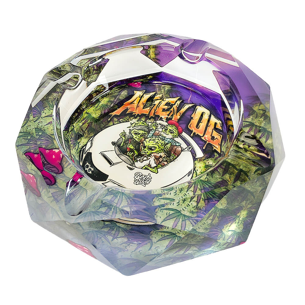 Best Buds Alien OG Cendrier en Verre Avec Boite Cadeau