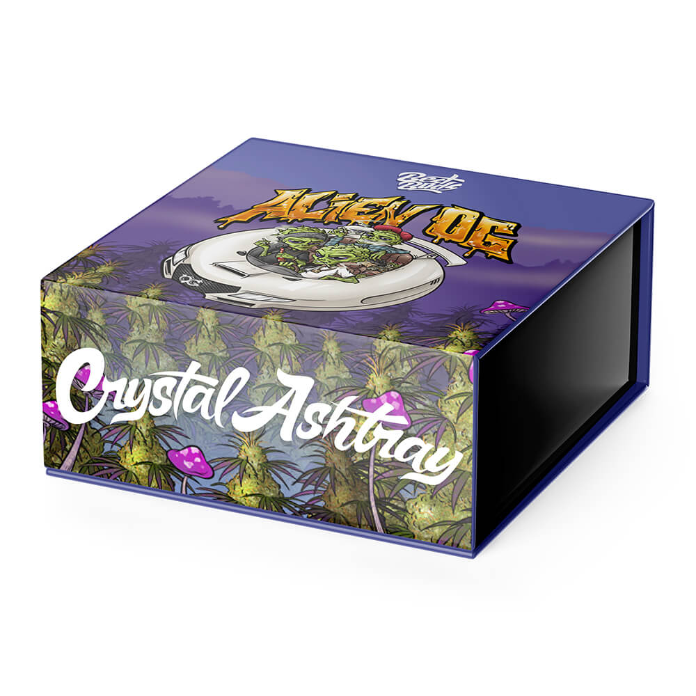 Best Buds Alien OG Cendrier en Verre Avec Boite Cadeau