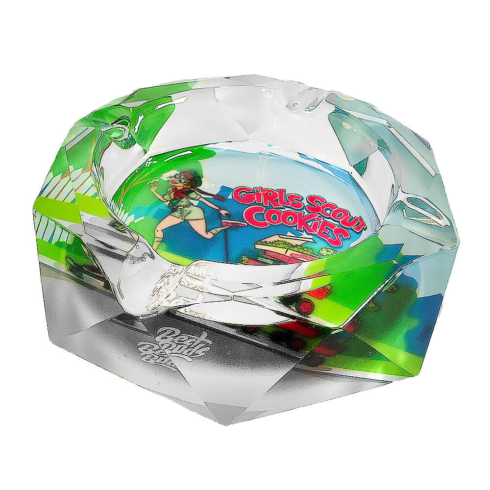 Best Buds Girl Scout Cookies Cendrier en Verre Avec Boite Cadeau
