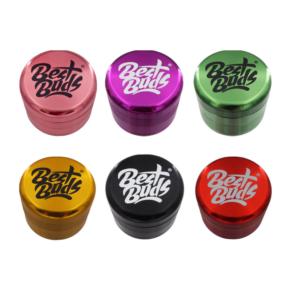 Best Buds Grinder Compact Ultra Léger En Aluminium 4 Parties 50 mm