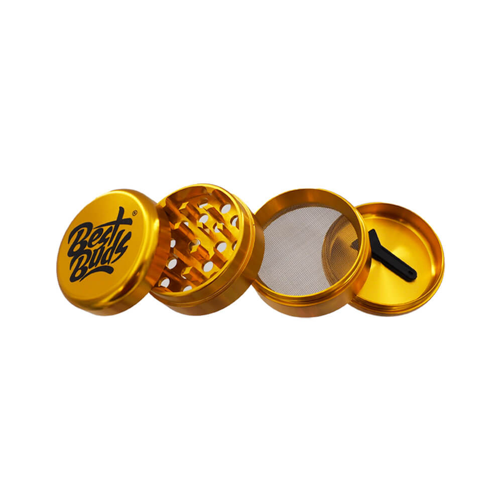 Best Buds Grinder Compact Ultra Léger En Aluminium 4 Parties 50 mm