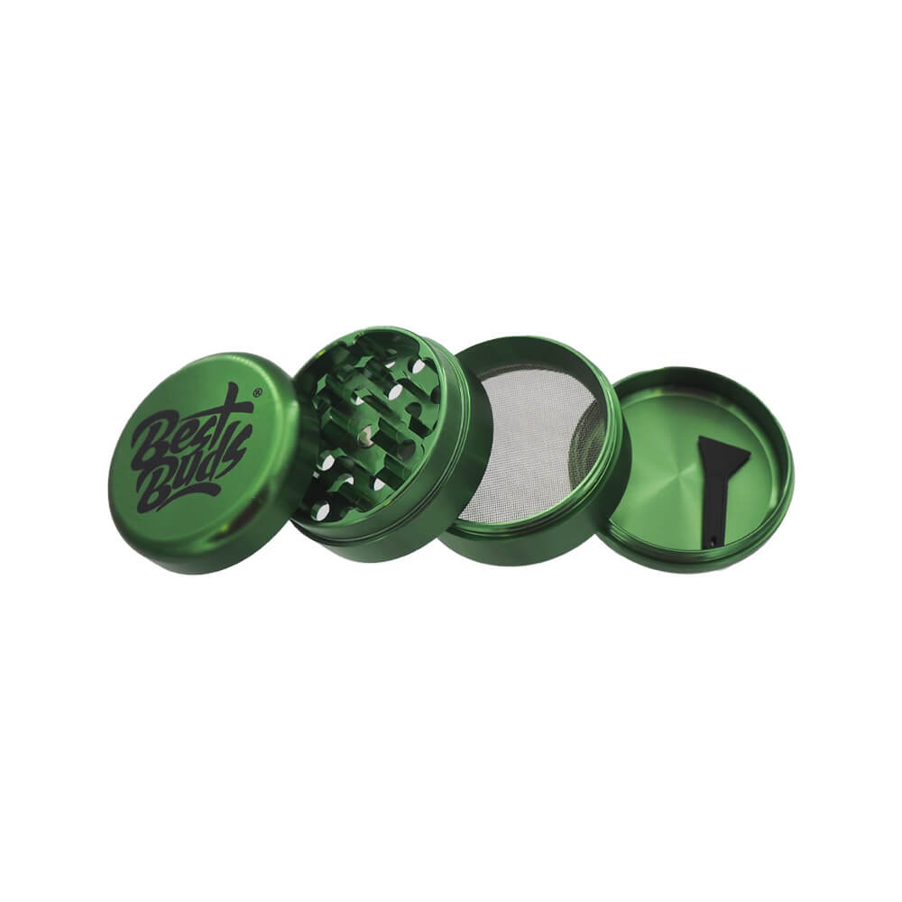 Best Buds Grinder Compact Ultra Léger En Aluminium 4 Parties 50 mm