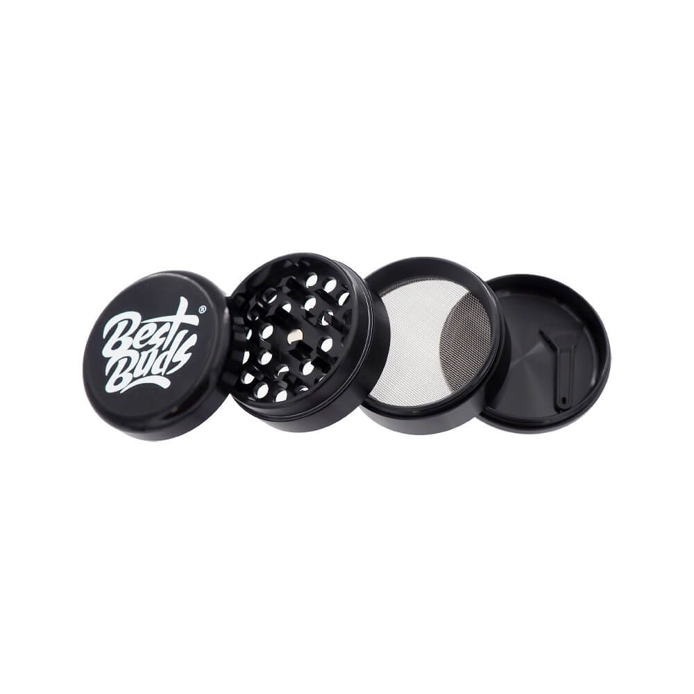 Best Buds Grinder Compact Ultra Léger En Aluminium 4 Parties 50 mm