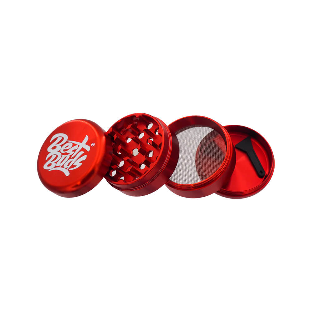 Best Buds Grinder Compact Ultra Léger En Aluminium 4 Parties 50 mm