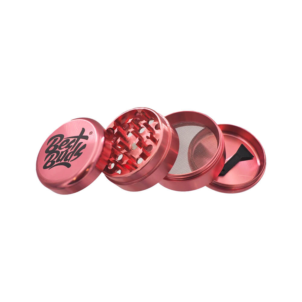 Best Buds Grinder Compact Ultra Léger En Aluminium 4 Parties 50 mm