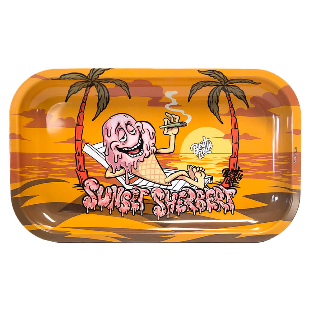 Best Buds Sherbet Sunset Plateau à Rouler en Métal (MEDIUM)