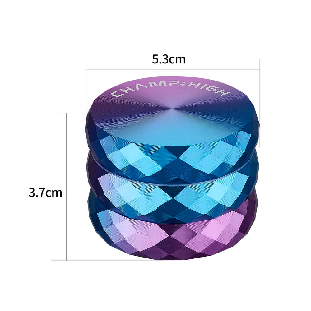 Champ High Duo-Color Metal Grinder 4 parties – 53mm