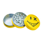 Champ High Smiley Jaune Grinder 3 Parties – 40mm