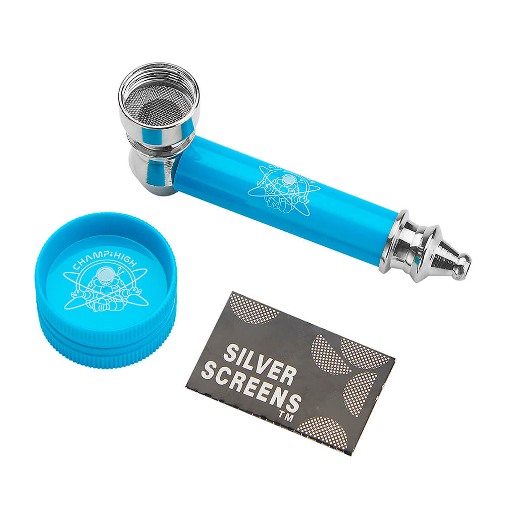 Champ High Pipe en Métal + Mini Grinder