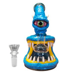 Bang Monstre bleu en Argile et Verre 16cm