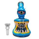 Bang Monstre bleu en Argile et Verre 16cm