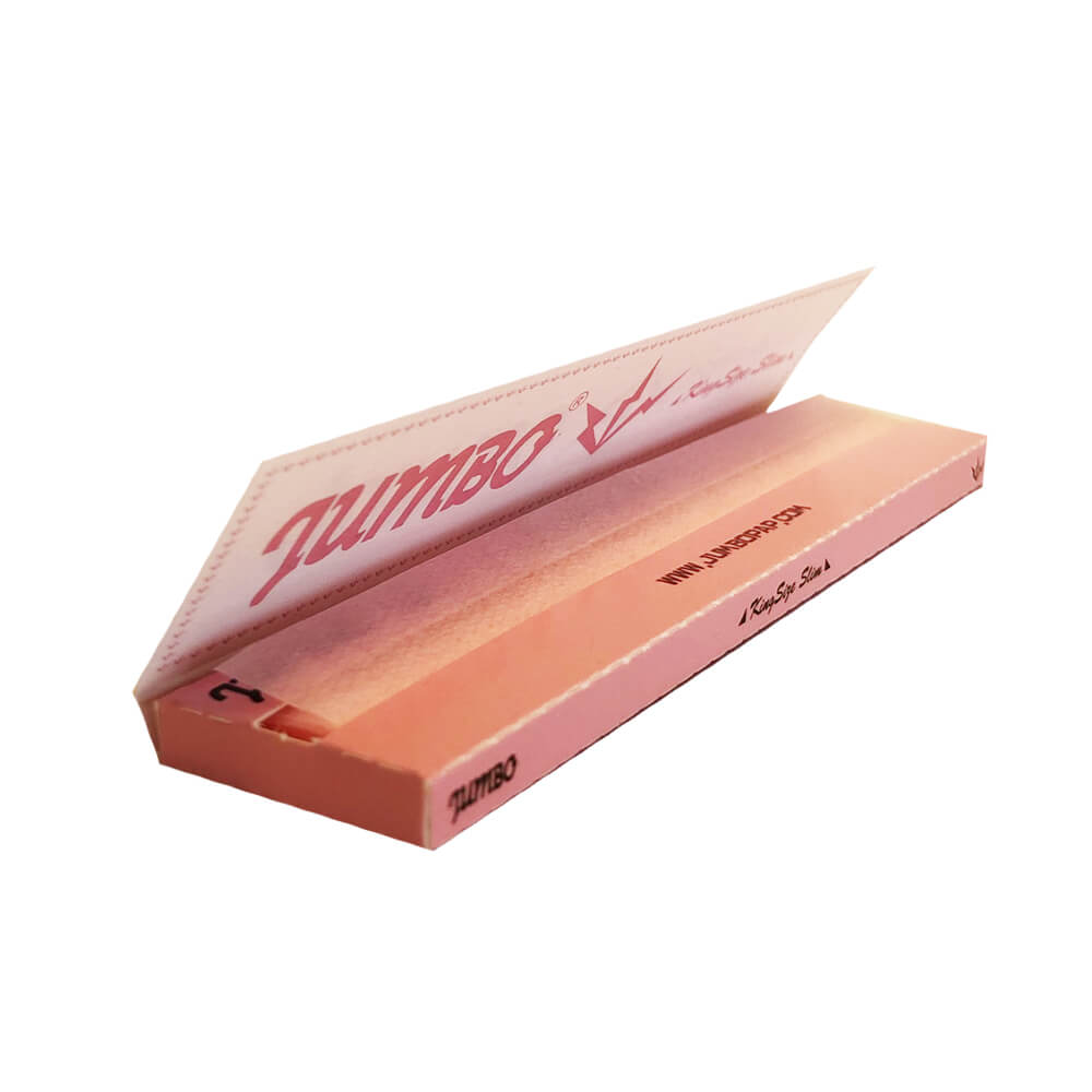Jumbo Pink King Size Slim Feuilles à Rouler