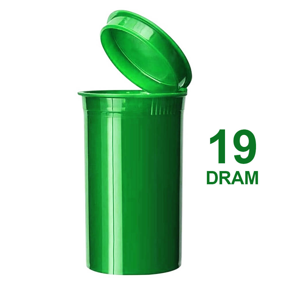 Poptop Vert Conteneur Plastique 40mm