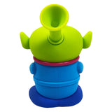 Bong en Silicone Alien à Trois Yeux avec Pièces Amovibles 14cm