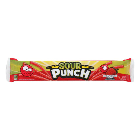 SOUR PUNCH STRAWBERRY STRAWS 56.7g