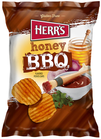 Herr's Honey BBQ Chips 28g