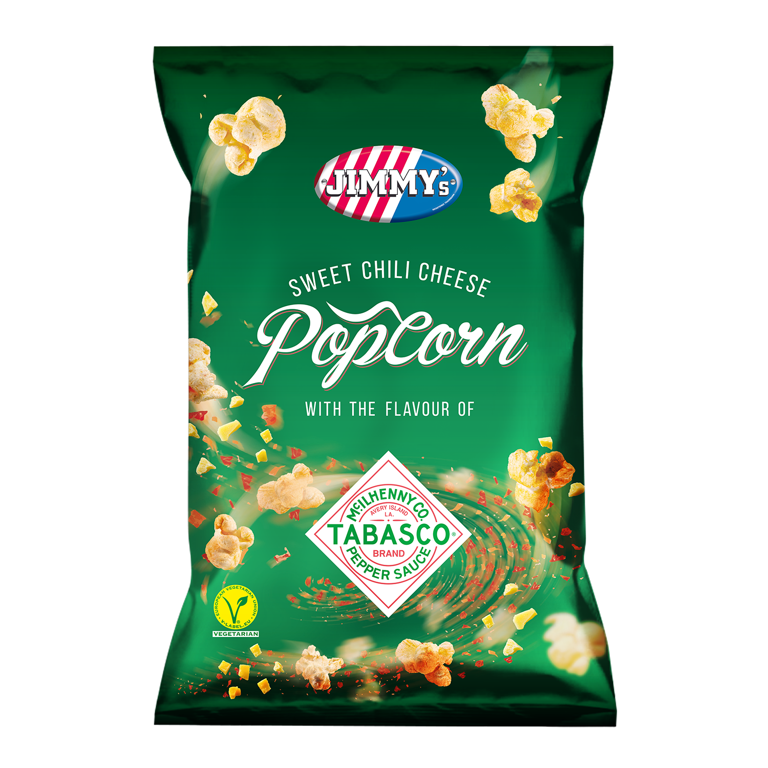 JIMMY's Popcorn TABASCO Sweet Chili Cheese 90gr