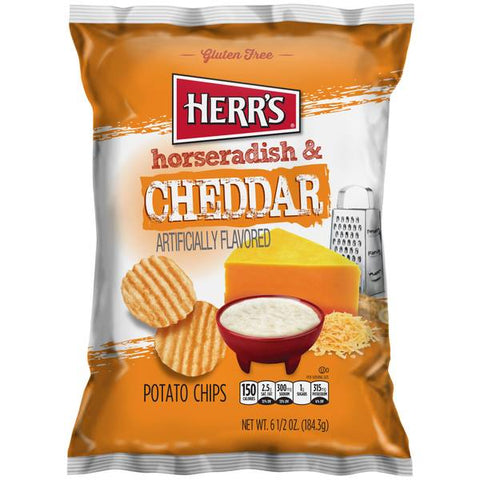 Herr's Horseradish Potato Chips 184g