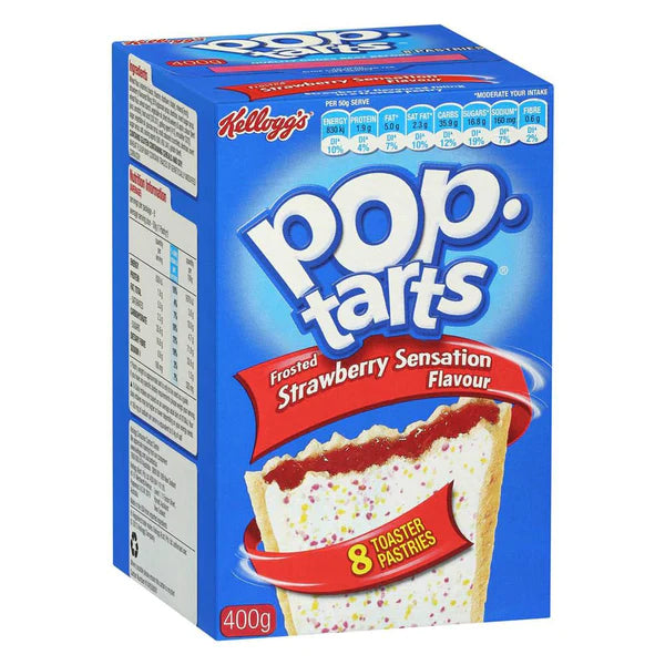 POP-TARTS FROSTED STRAWBERRY SENSATION x2 biscuits
