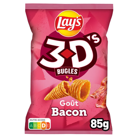 LAY'S Biscuits apéritifs bacon 3D 85gr