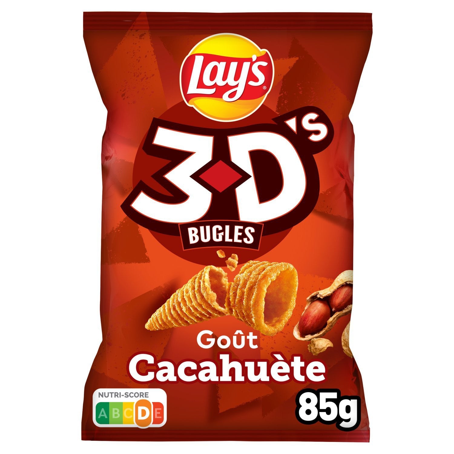 Biscuits apéritifs goût cacahuète 3D LAY'S 85gr
