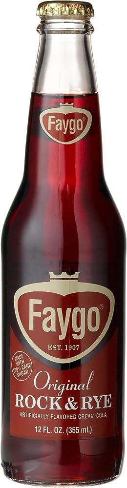 FAYGO 355 ML ROCK & RYE GLASS