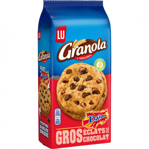 GRANOLA Biscuits Daim gros éclats chocolat 184gr