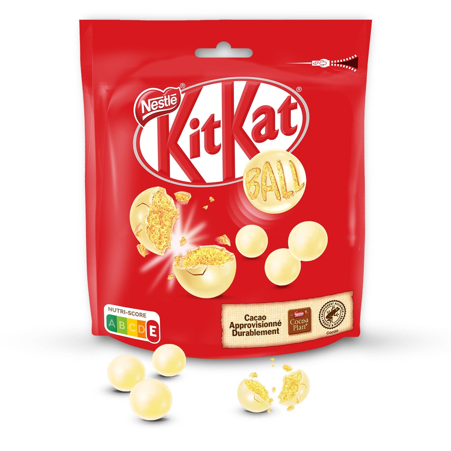KITKAT Chocolat chocolat blanc cœur céréales 200gr