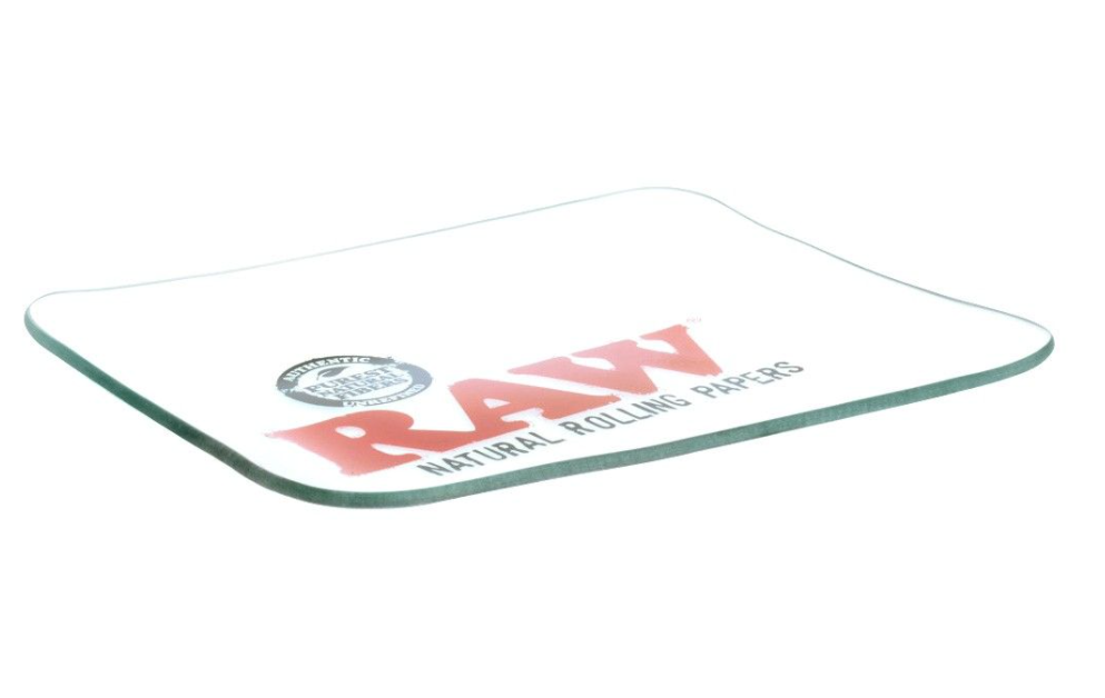 PLATEAU EN VERRE RAW 32 x 26cm