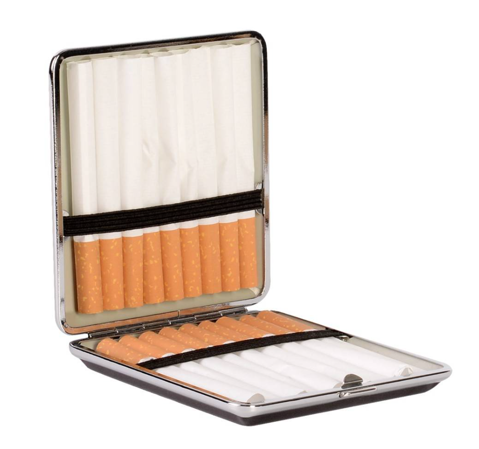 ETUI PLAT A CIGARETTE THE BULLDOG