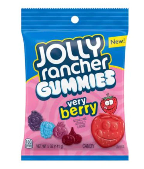 JOLLY RANCHER GUMMIES VERY BERRY 141g