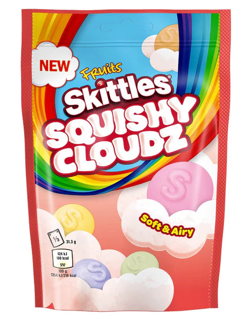 SKITTLES SQUISHY CLOUDZ FRUITS 94g