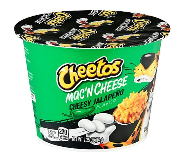CHEETOS MAC 'N CHEESE CHEESY JALAPENO CUP 64g
