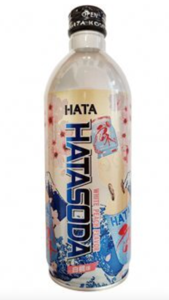 HATA SODA RAMUNE WHITE PEACH - JAPAN - 500ml