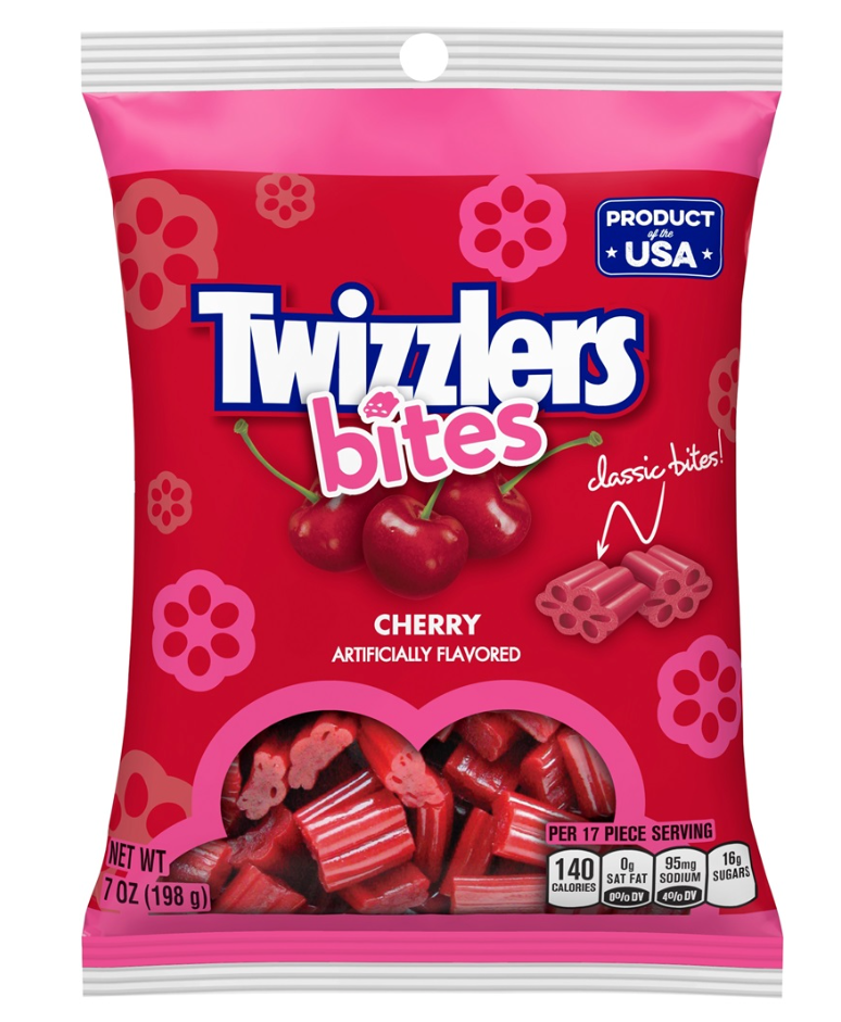 TWIZZLERS CHERRY BITES 198g