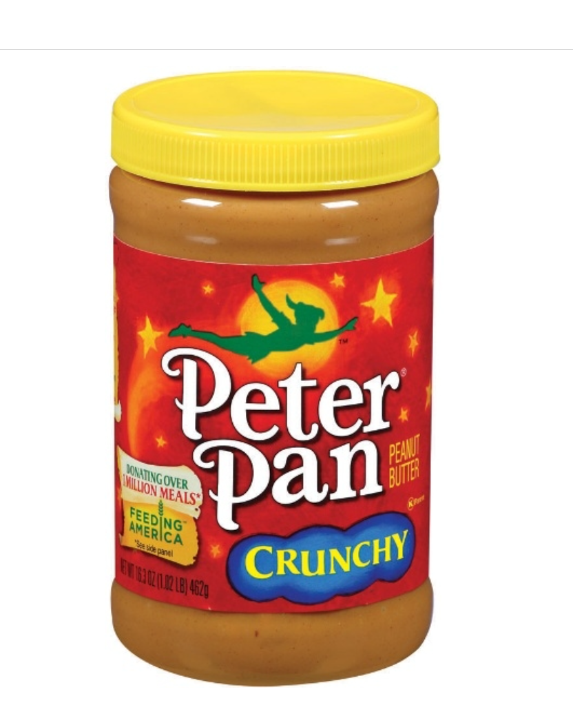 PETER PAN CRUNCHY PEANUT BUTTER 462g