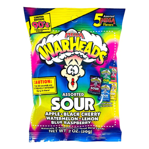 WARHEADS EXTREME SOUR HARD CANDY 56g