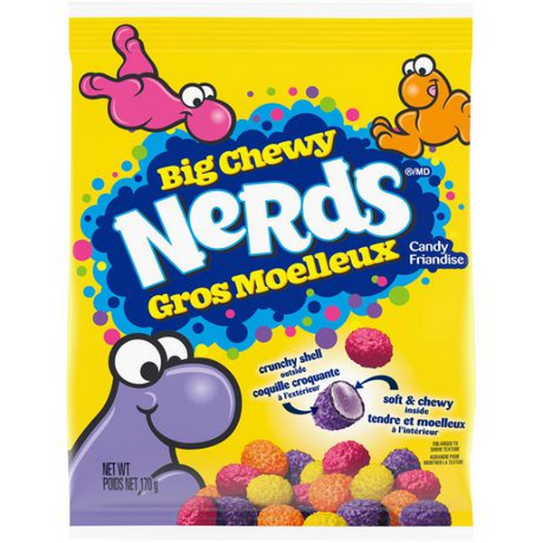 NERDS CHEWY PEG BAG 170g