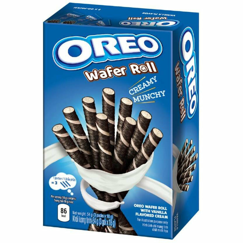 OREO WAFER ROLL CREAMY MUNCHY 47g